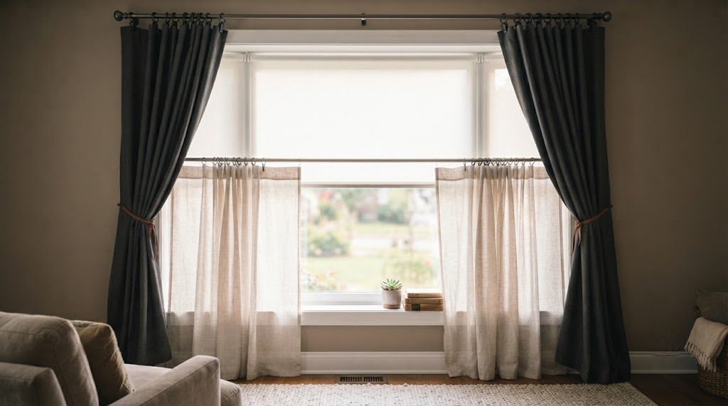 The Layering Principle — Why One Curtain Per Window Is Almost Never the Right Answer