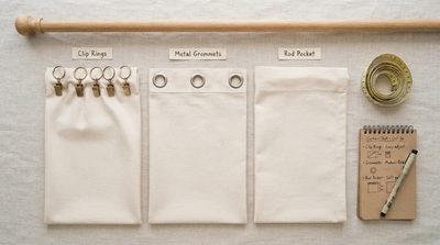 Curtain Rings vs. Grommets vs. Rod Pockets — A Side-by-Side Hang Test