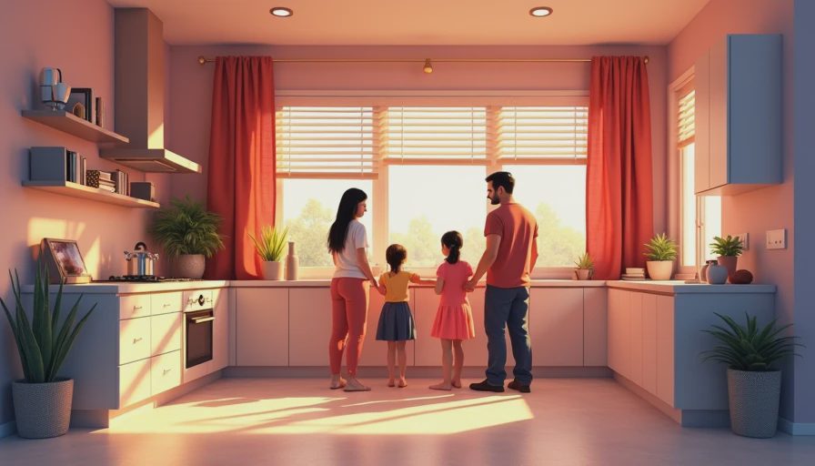 Visual context for window treatment ideas for kitchens
