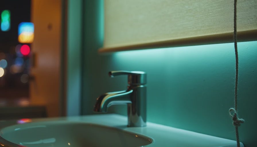 Visual context for bathroom window treatment ideas