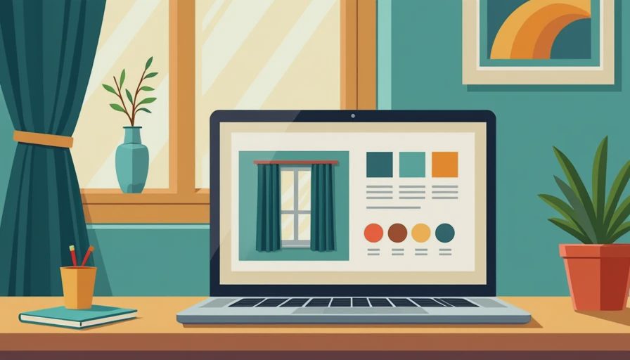 Visual context for custom curtains online
