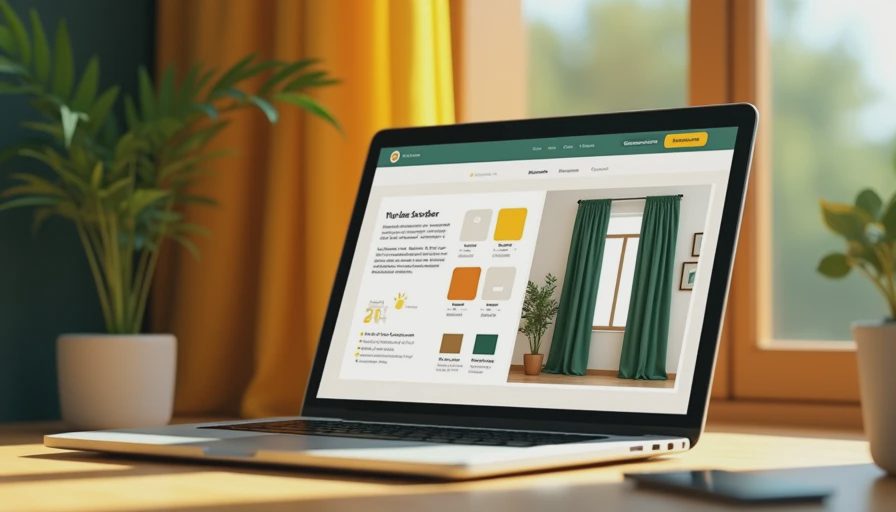Visual context for best custom curtains online