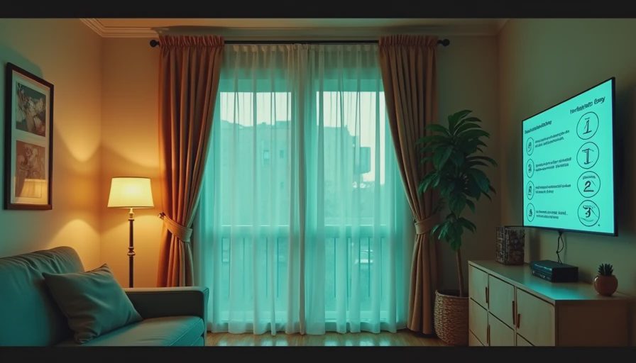 Visual context for how to install curtains