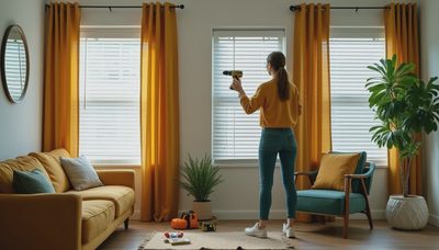 How to Install Curtains Over Blinds for Better Light and Insulation