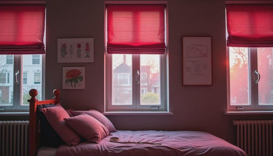 Visual context for roman shades