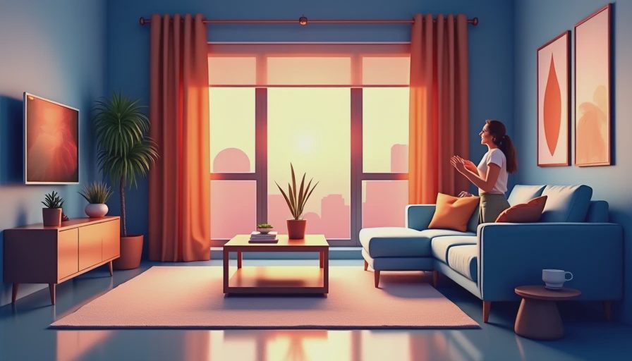 Visual context for window treatments